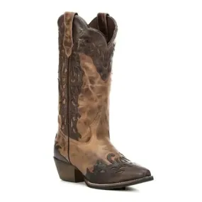 Abilene Western Wingtip - Womens Leather Cowgirl Boot