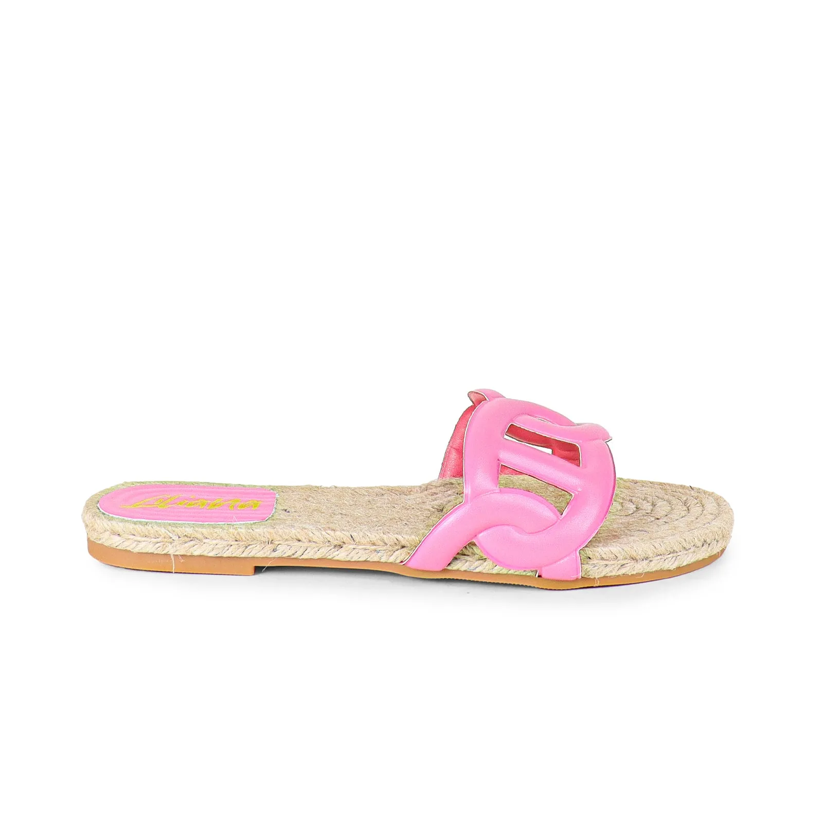 AILEEN-1 PU FOAM UPPER ESPADRILLE SANDAL - PINK