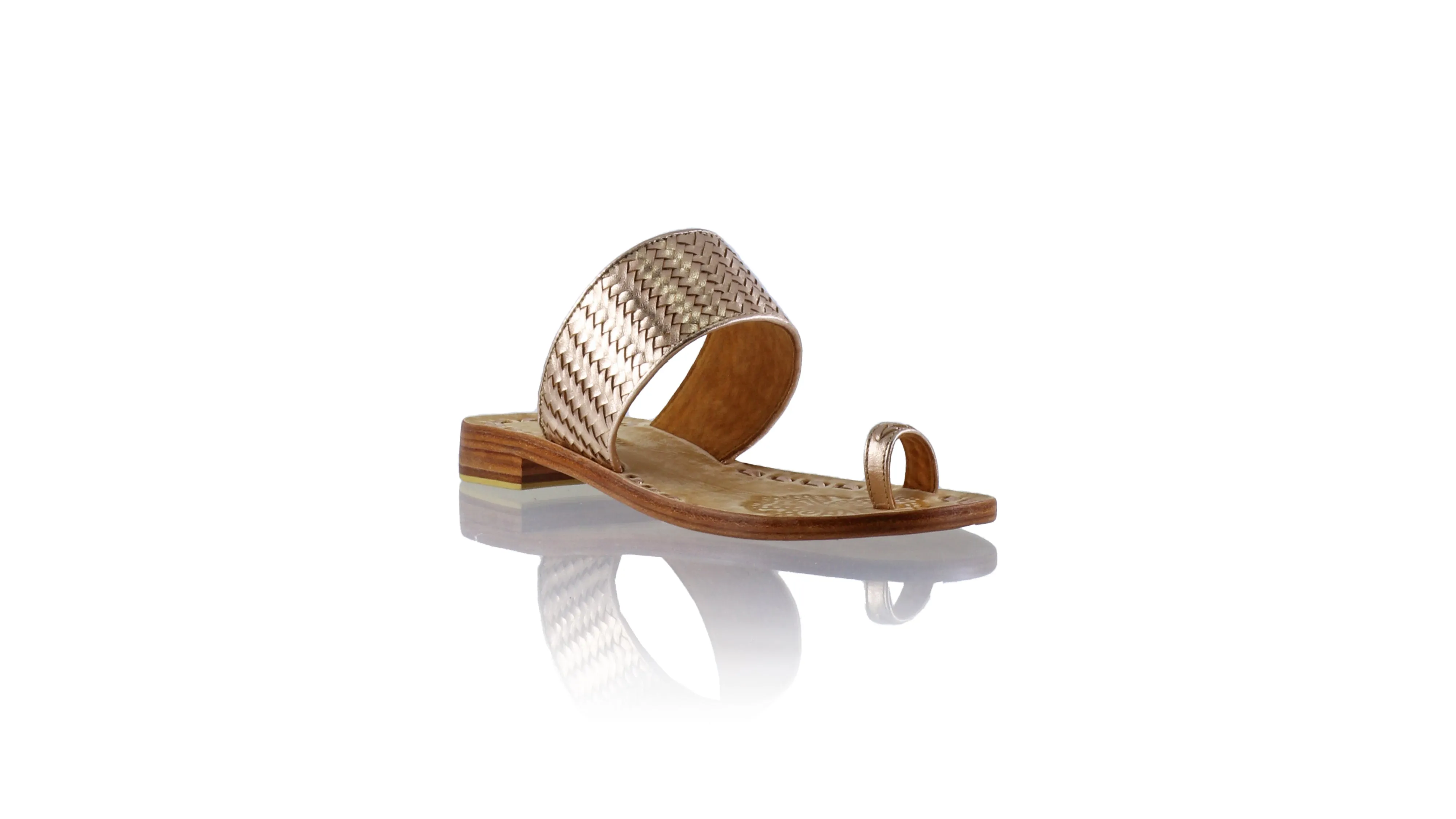 Arini 20mm Flat Woven -  Rose Gold