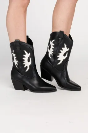 Bohemian Giga Western High Ankle Boots