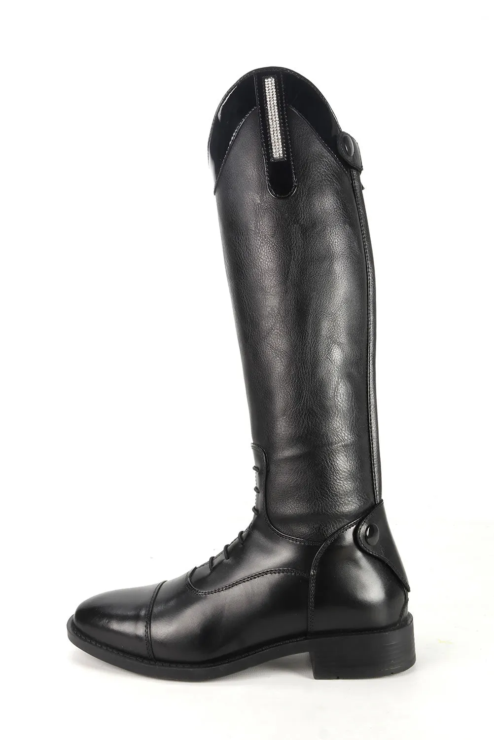 Brogini Como Piccino YR Boots Childs Black Patent