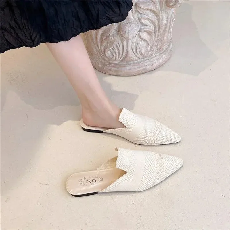 Comfortable flat slipper sandals and Versatile Wear