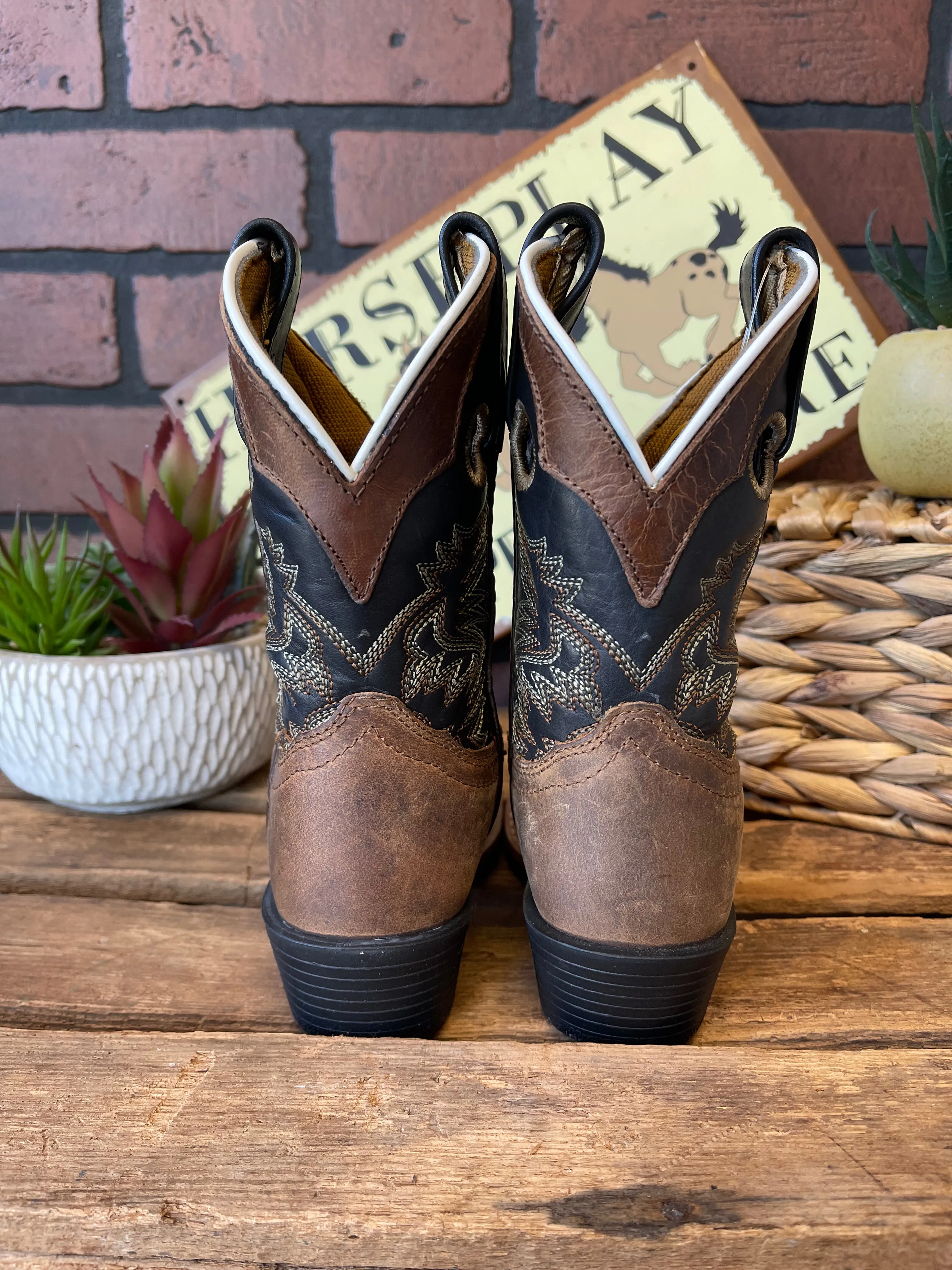 Dan Post Children/Youth Rascal Aged Bark Western Cowboy Boot DPC2940 DPC3940