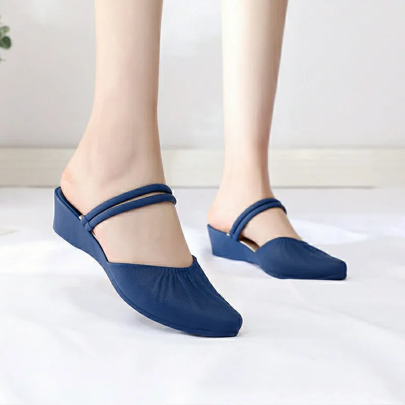 Fashion Elegant High-end Pointed Women's Half Slippers Model - 2020