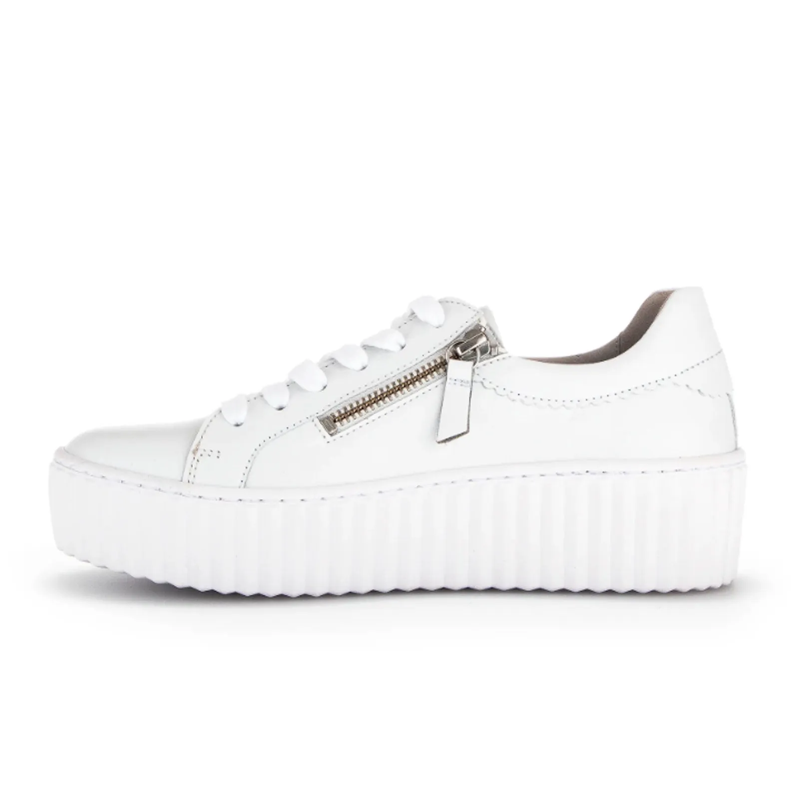 Gabor 43.200.21 Double Zip Platform Sneaker (Women) - Ice Nappa