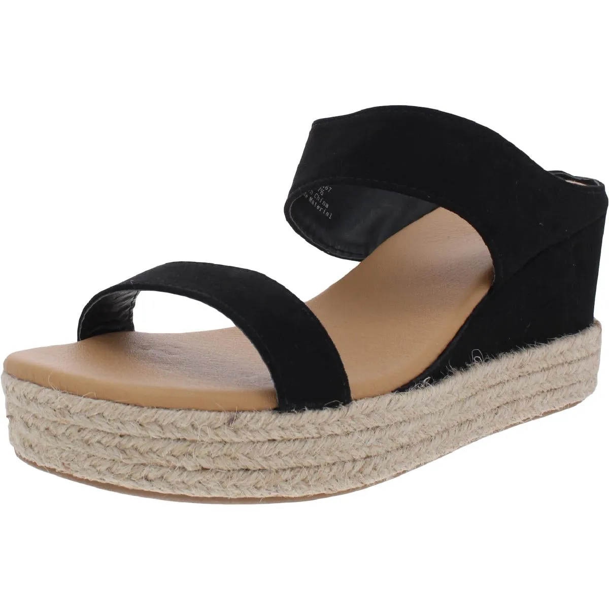 Journee Collection Womens Alissa Padded Insole Slip On Espadrilles