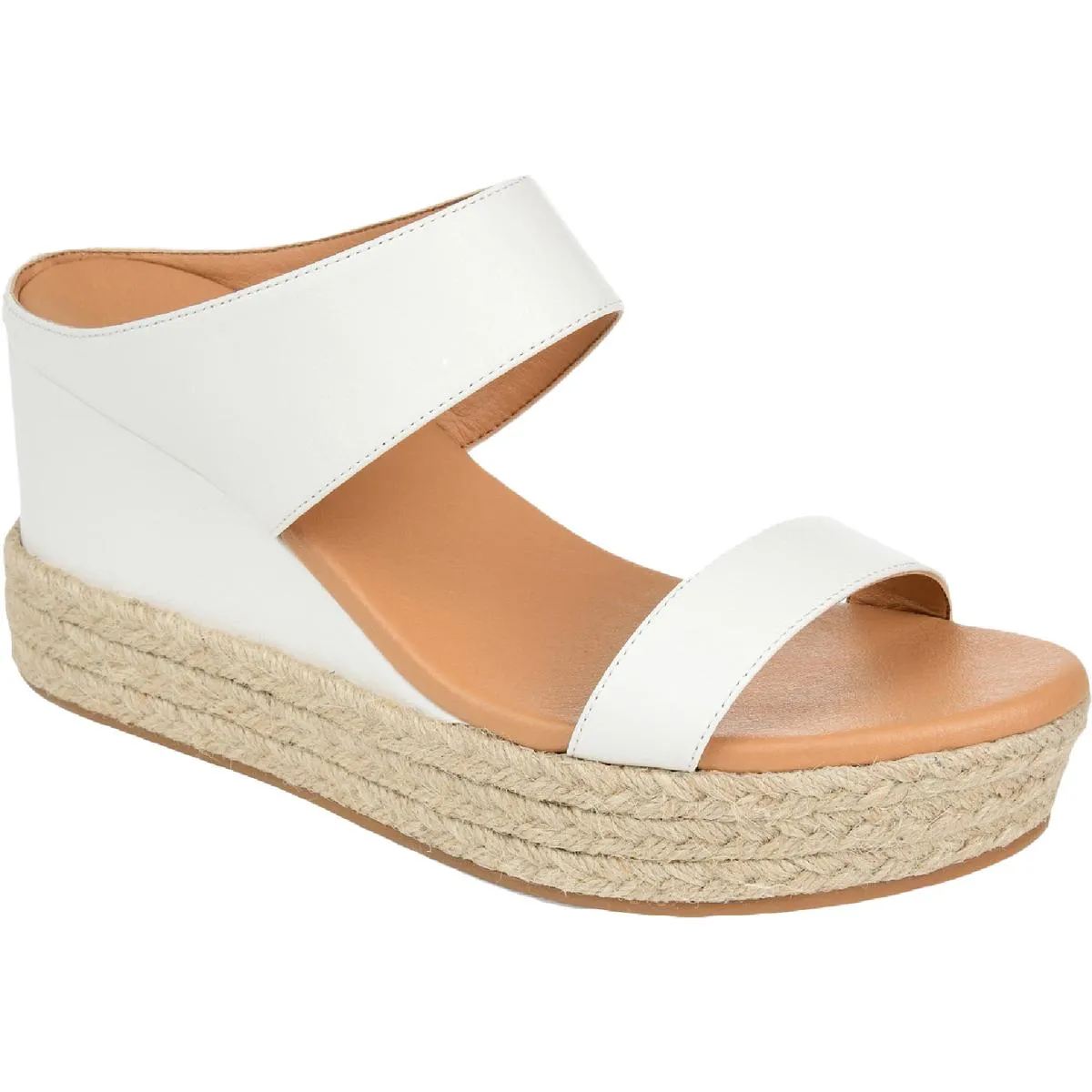 Journee Collection Womens Alissa Padded Insole Slip On Espadrilles