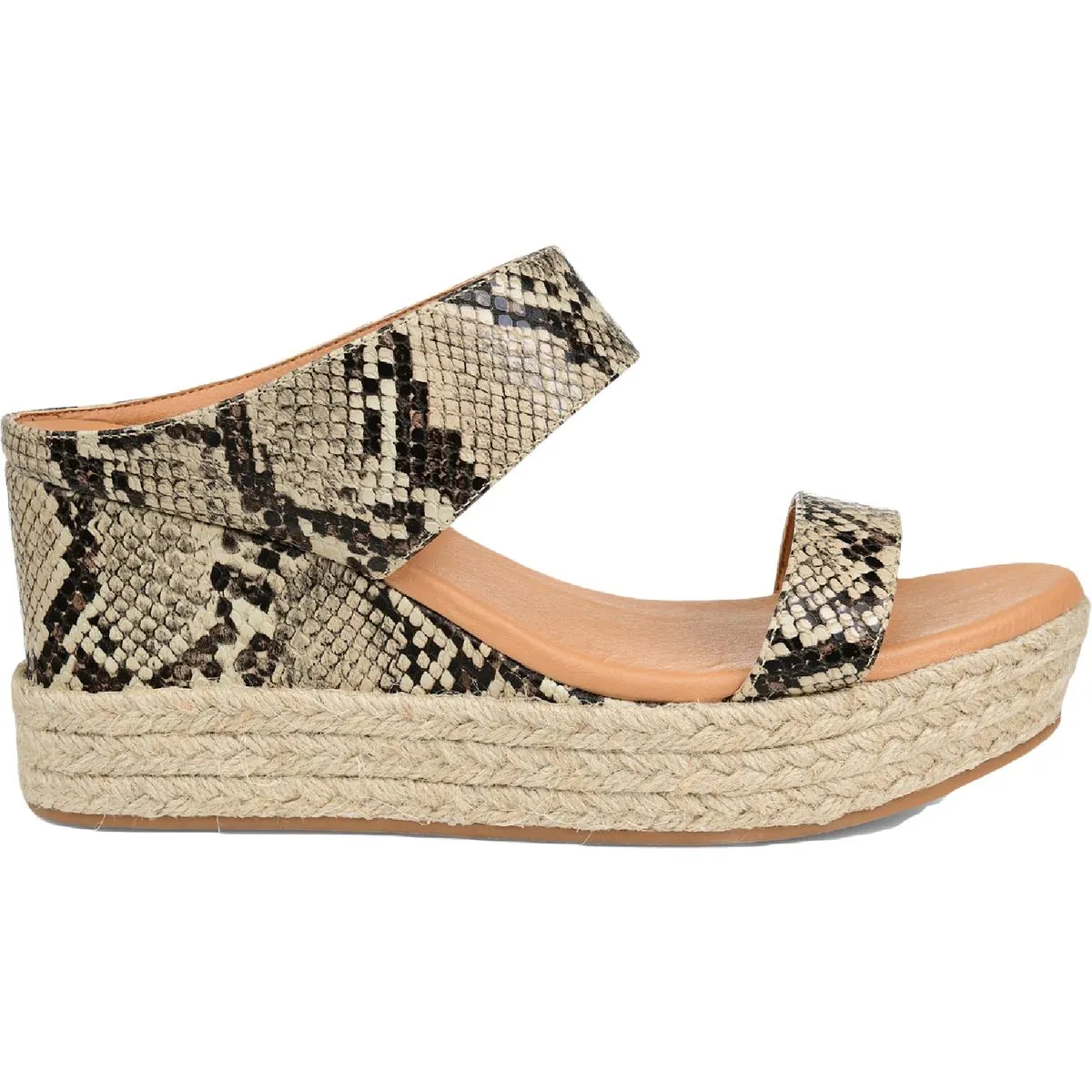 Journee Collection Womens Alissa Padded Insole Slip On Espadrilles