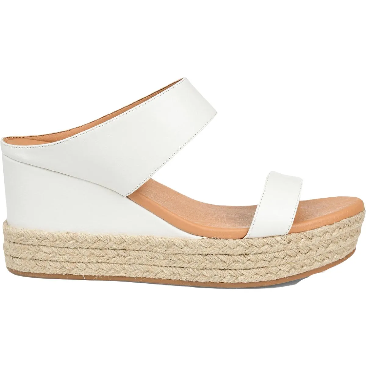 Journee Collection Womens Alissa Padded Insole Slip On Espadrilles