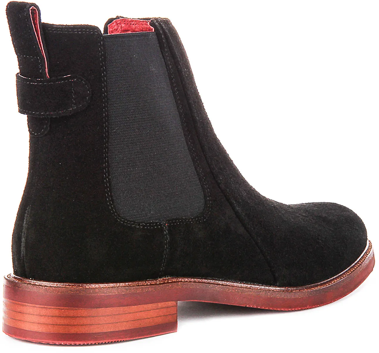 Justinreess England Luiz Suede In Black For Men