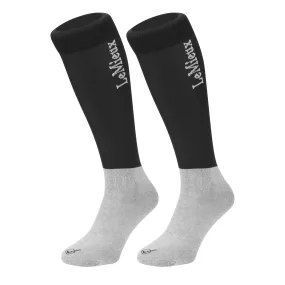 Lemieux Competition Socks - Twin Pack - Black