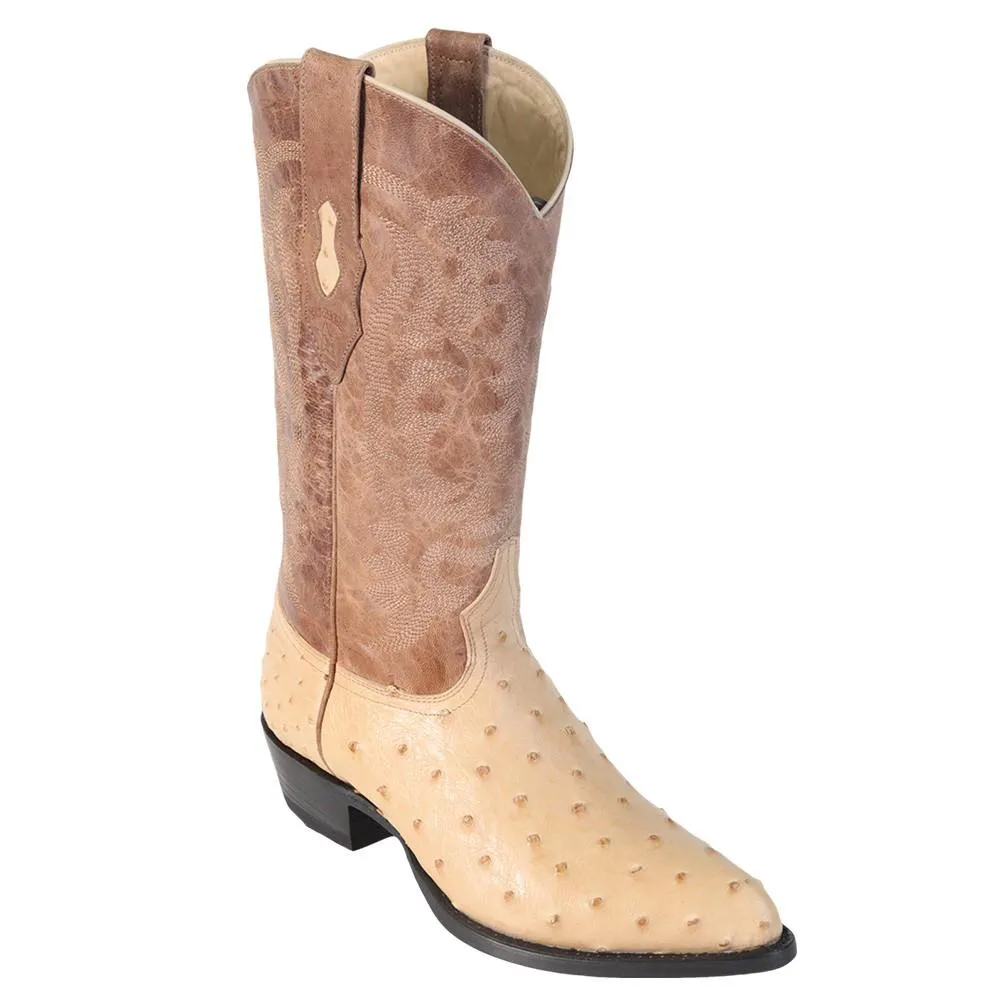 Los Altos Oryx Ostrich Cowboy Boot J Toe 990311