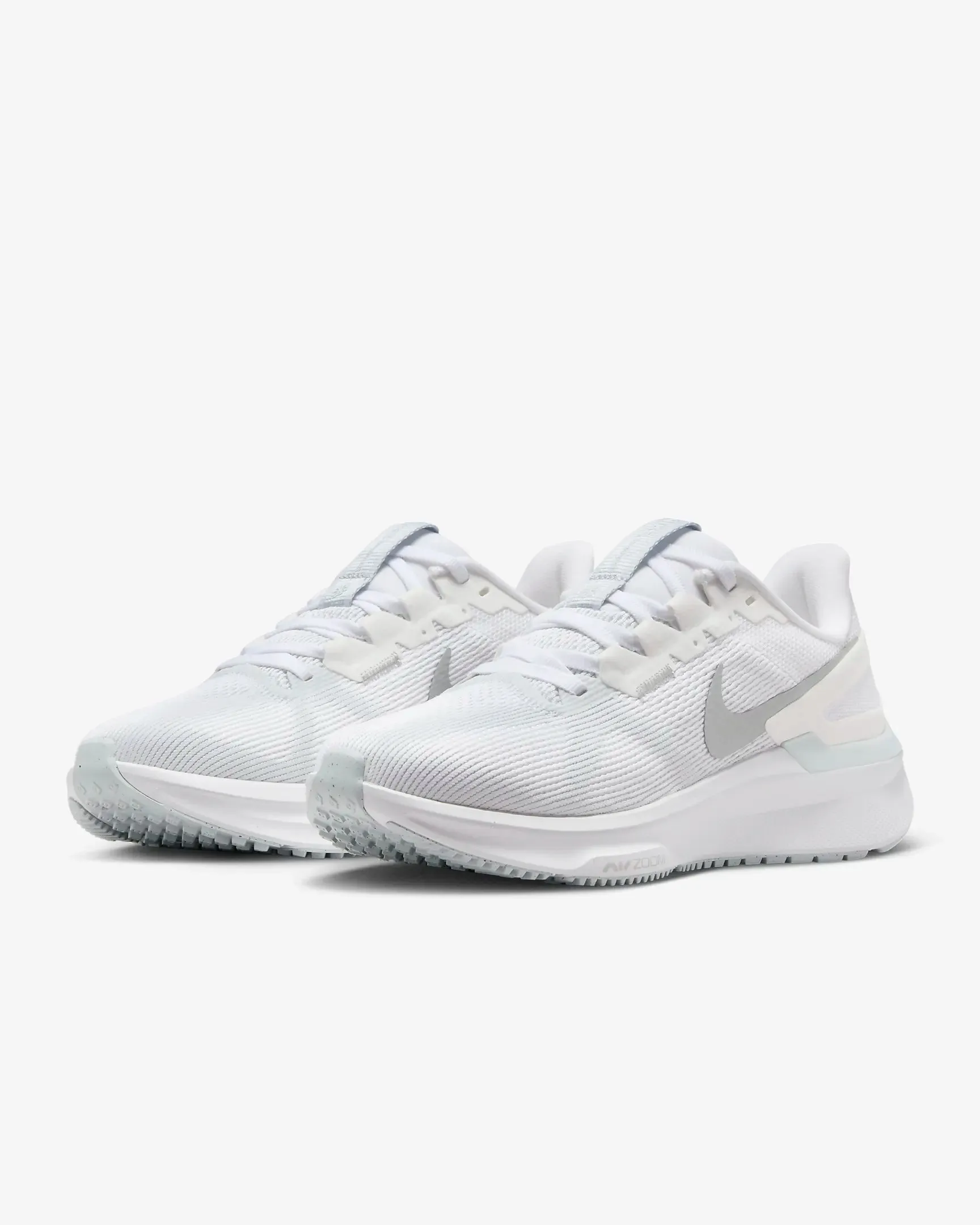 Nike Structure 25 White Platinum Silver Women's