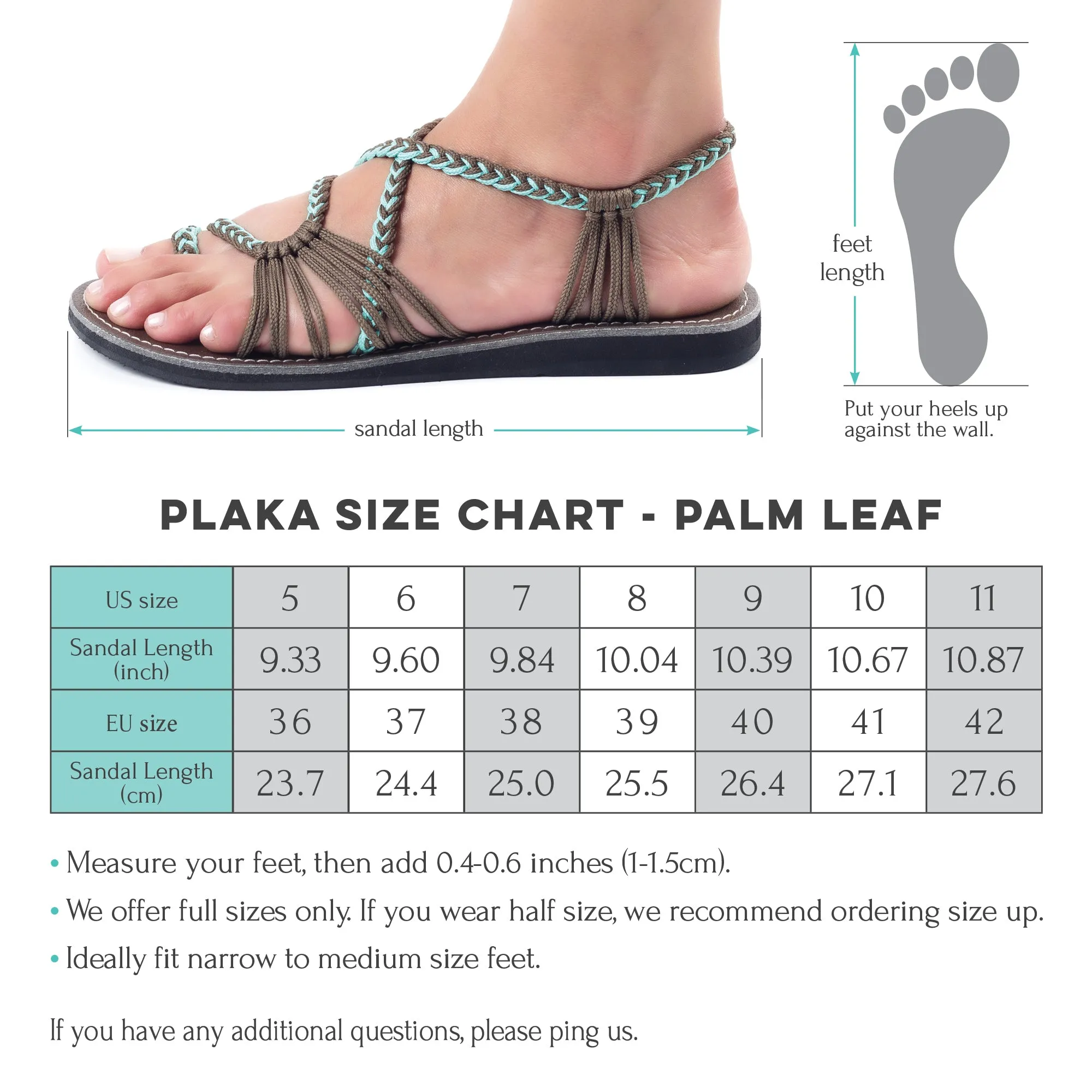 Palm Leaf Flat Women's Sandals | Classic Black