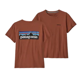 Patagonia Womens P-6 Logo Responsibili-Tee Quartz Coral