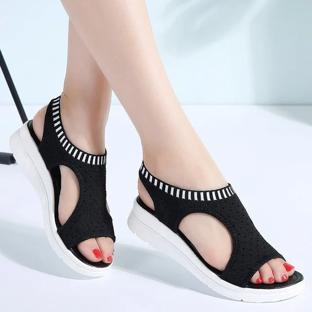 PINSEN Women Sandals 2019 New Female Shoes Woman