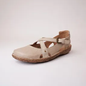 Rosalie 13 Creme Leather Sandals