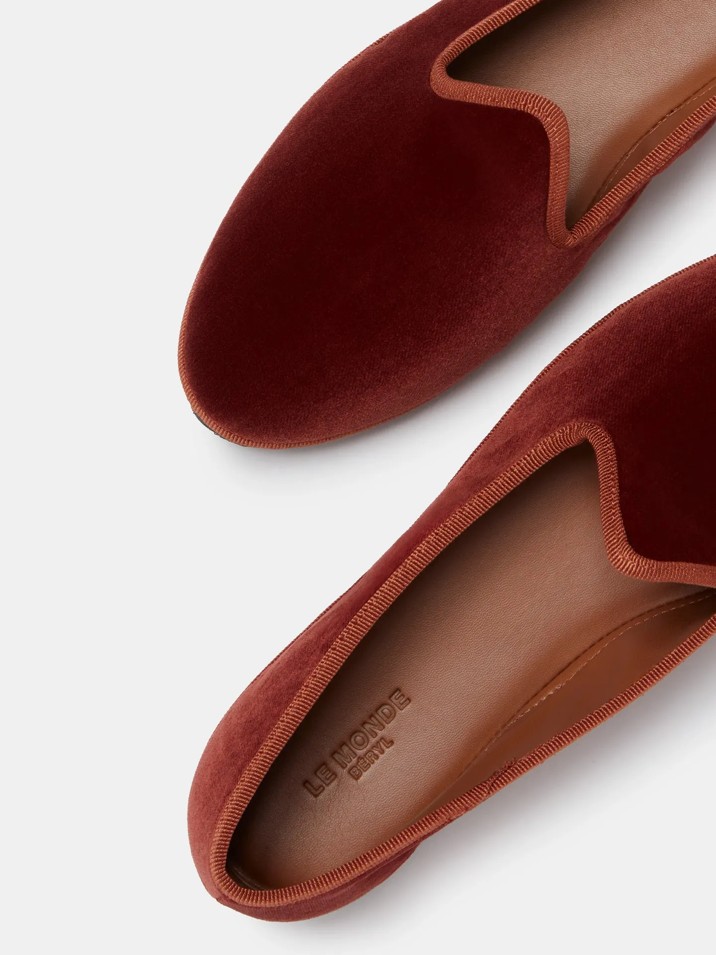 Soft Venetian Slipper / Brick Velvet