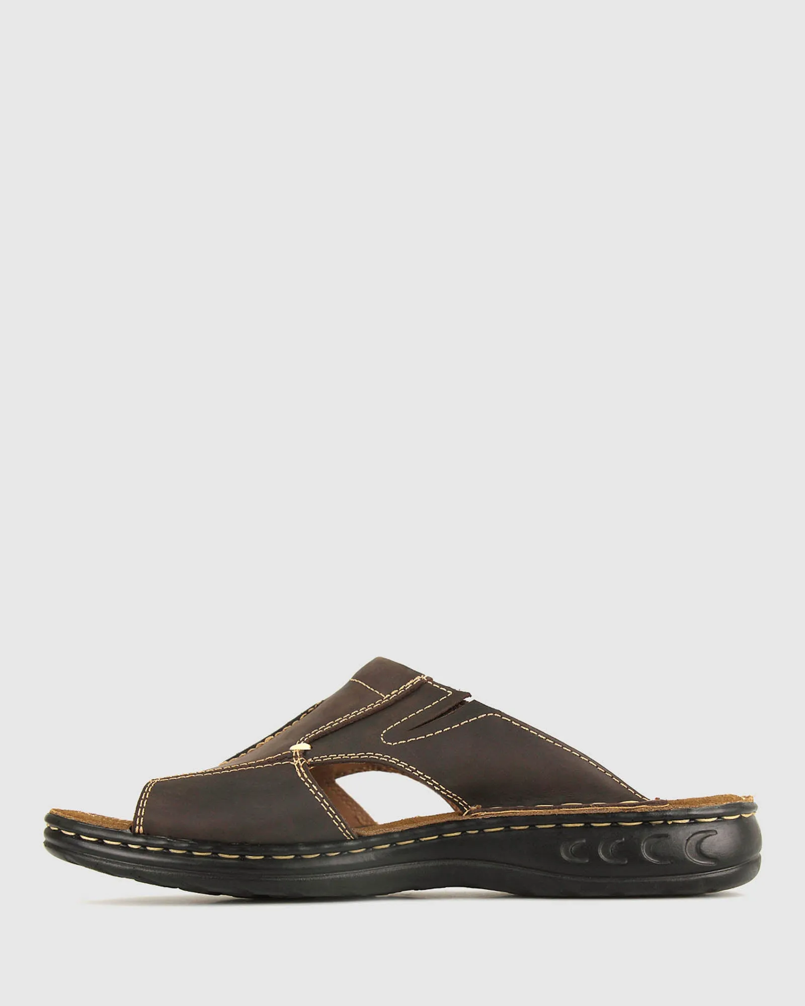 ZEKE Leather Comfort Slides